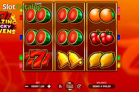 Οθόνη2. Blazing Lucky Sevens Κουλοχέρης
