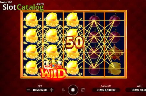Οθόνη3. Fun Fair Fruits 100 Κουλοχέρης