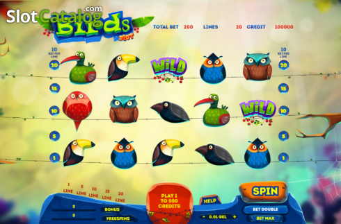 Οθόνη2. Birds Slot Κουλοχέρης