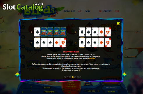 Οθόνη8. Birds Slot Κουλοχέρης
