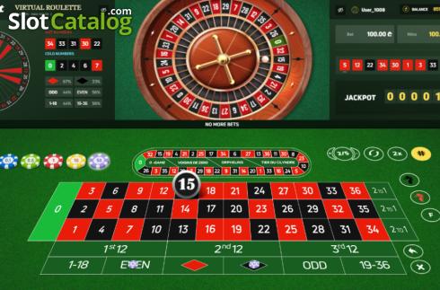 Οθόνη4. Virtual Roulette (Smartsoft Gaming) Κουλοχέρης