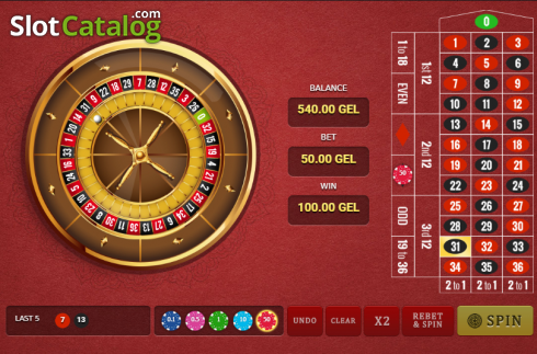 Οθόνη3. Bonus Roulette (Smartsoft Gaming) Κουλοχέρης