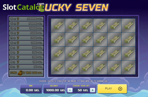 Οθόνη2. Lucky Seven Κουλοχέρης