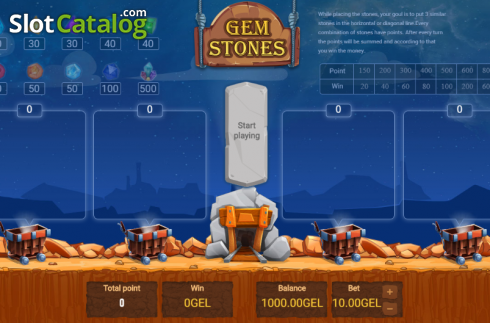 Οθόνη2. Gem Stones (Smartsoft Gaming) Κουλοχέρης