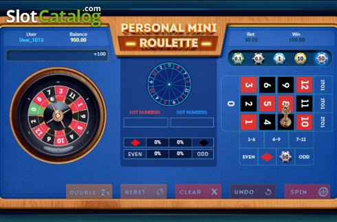 Οθόνη3. Personal Mini Roulette Κουλοχέρης 
