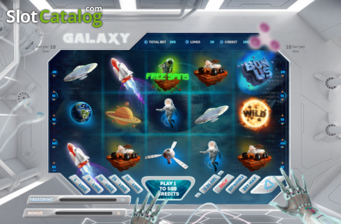 Οθόνη2. Galaxy Slot Κουλοχέρης