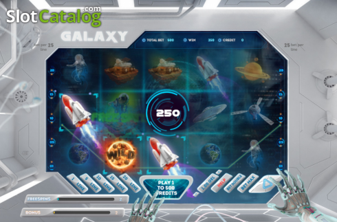Οθόνη3. Galaxy Slot Κουλοχέρης