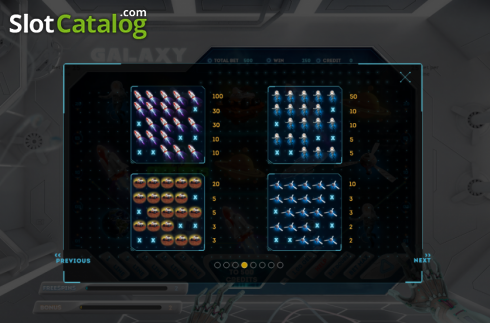 Οθόνη8. Galaxy Slot Κουλοχέρης