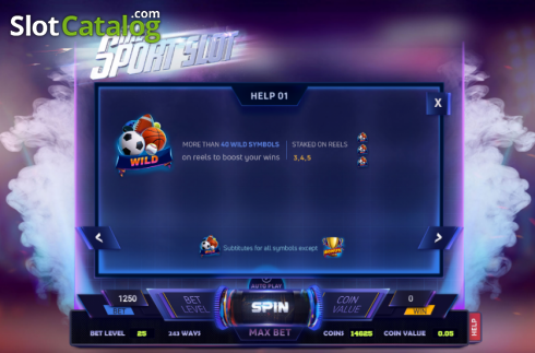 Οθόνη6. Sport Slot Κουλοχέρης