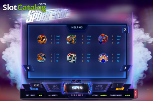 Οθόνη8. Sport Slot Κουλοχέρης