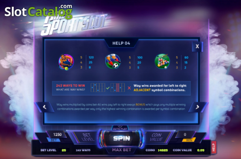 Οθόνη9. Sport Slot Κουλοχέρης
