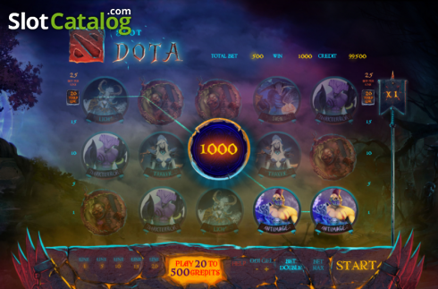 Οθόνη3. Dota Slot Κουλοχέρης 