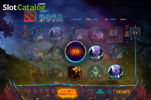 Οθόνη4. Dota Slot Κουλοχέρης 