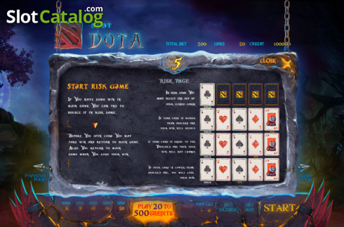 Οθόνη9. Dota Slot Κουλοχέρης 