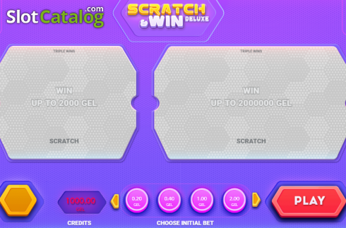 Οθόνη2. Scratch&Win Deluxe Κουλοχέρης