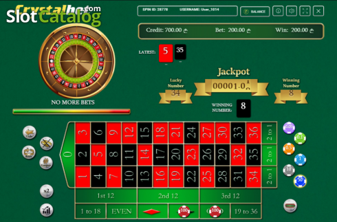 Οθόνη3. Virtual Classic Roulette Κουλοχέρης 