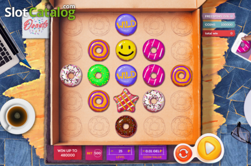 Οθόνη2. Donut City (Smartsoft Gaming) Κουλοχέρης