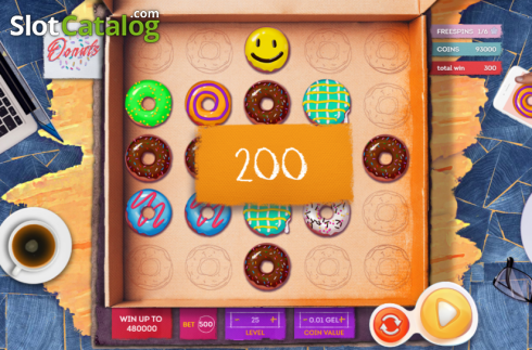 Οθόνη4. Donut City (Smartsoft Gaming) Κουλοχέρης