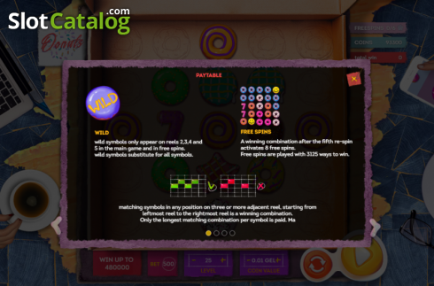 Οθόνη5. Donut City (Smartsoft Gaming) Κουλοχέρης