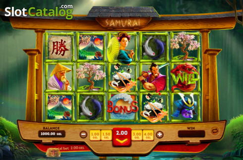 Οθόνη2. Samurai Slot Κουλοχέρης 