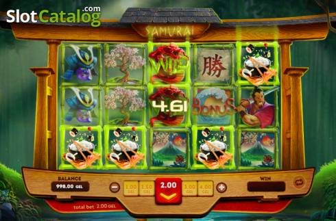 Οθόνη3. Samurai Slot Κουλοχέρης 