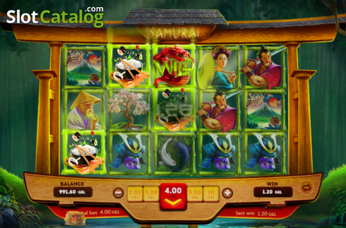 Οθόνη4. Samurai Slot Κουλοχέρης 