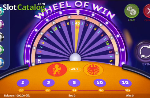 Οθόνη2. Wheel of Win Κουλοχέρης 