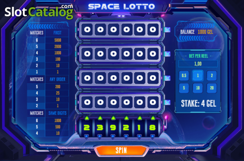 Οθόνη2. Space Lotto Κουλοχέρης 