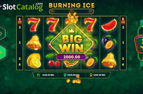 Οθόνη4. Burning Ice (Smartsoft Gaming) Κουλοχέρης