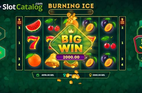 Οθόνη5. Burning Ice (Smartsoft Gaming) Κουλοχέρης