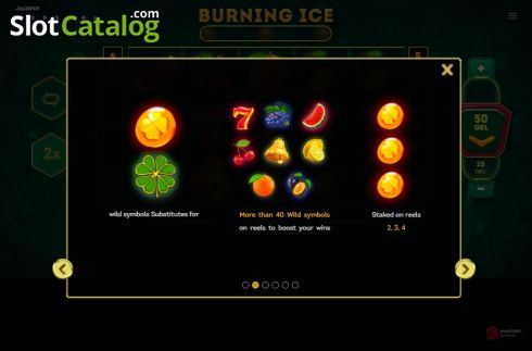 Οθόνη7. Burning Ice (Smartsoft Gaming) Κουλοχέρης
