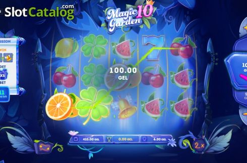 Οθόνη5. Magic Garden 10 Κουλοχέρης
