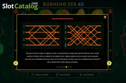 Οθόνη9. Burning Ice 40 Κουλοχέρης