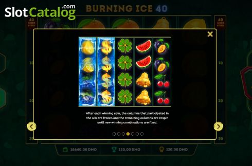 Οθόνη7. Burning Ice 40 Κουλοχέρης