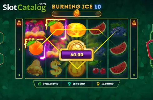 Οθόνη4. Burning Ice 10 Κουλοχέρης