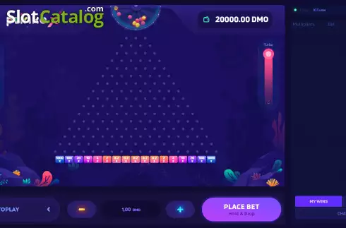 Οθόνη2. Plinko X Κουλοχέρης