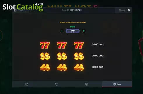 Οθόνη7. Multi Hot 5 Κουλοχέρης