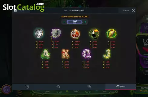 Οθόνη9. Wild Jungle (Smartsoft Gaming) Κουλοχέρης