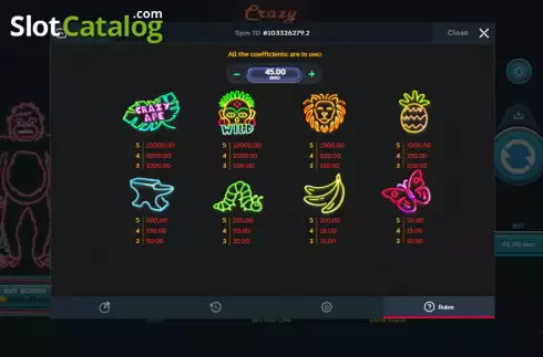 Οθόνη5. Crazy Ape Κουλοχέρης