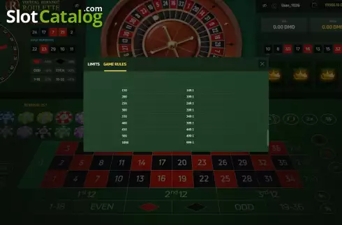 Οθόνη9. Virtual Burning Roulette Κουλοχέρης