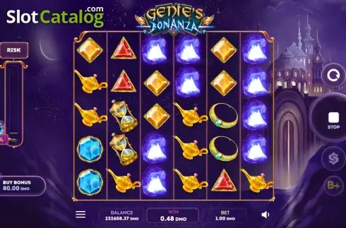 Οθόνη3. Genie's Bonanza Κουλοχέρης