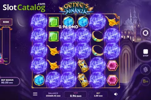 Οθόνη4. Genie's Bonanza Κουλοχέρης