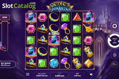Οθόνη6. Genie's Bonanza Κουλοχέρης