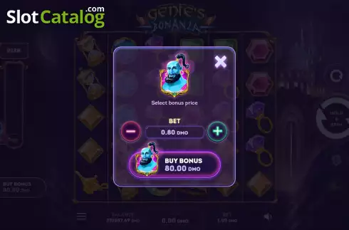 Οθόνη5. Genie's Bonanza Κουλοχέρης