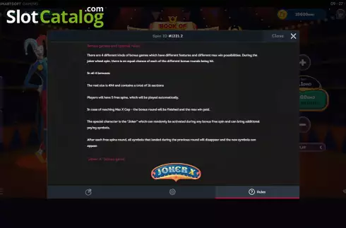 Οθόνη5. Joker's 4 Bonuses Κουλοχέρης