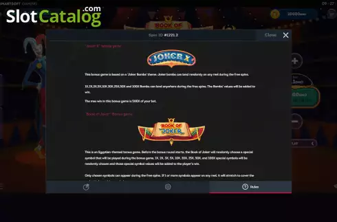 Οθόνη6. Joker's 4 Bonuses Κουλοχέρης