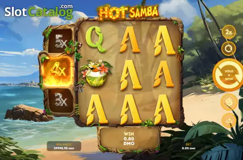 Οθόνη3. Hot Samba Κουλοχέρης