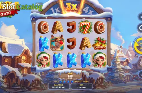 Οθόνη3. Jingle Bell Bonanza Κουλοχέρης