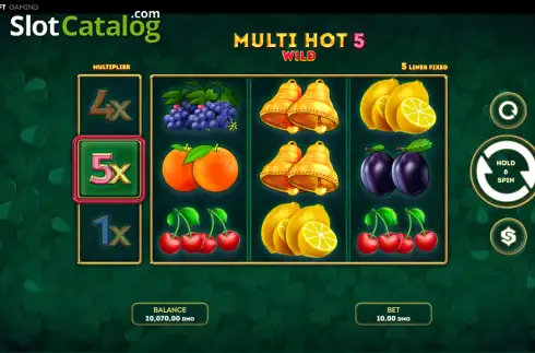 Οθόνη2. Multi Hot 5 Wild Κουλοχέρης 