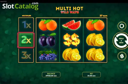 Οθόνη2. Multi Hot Wild Ways Κουλοχέρης 